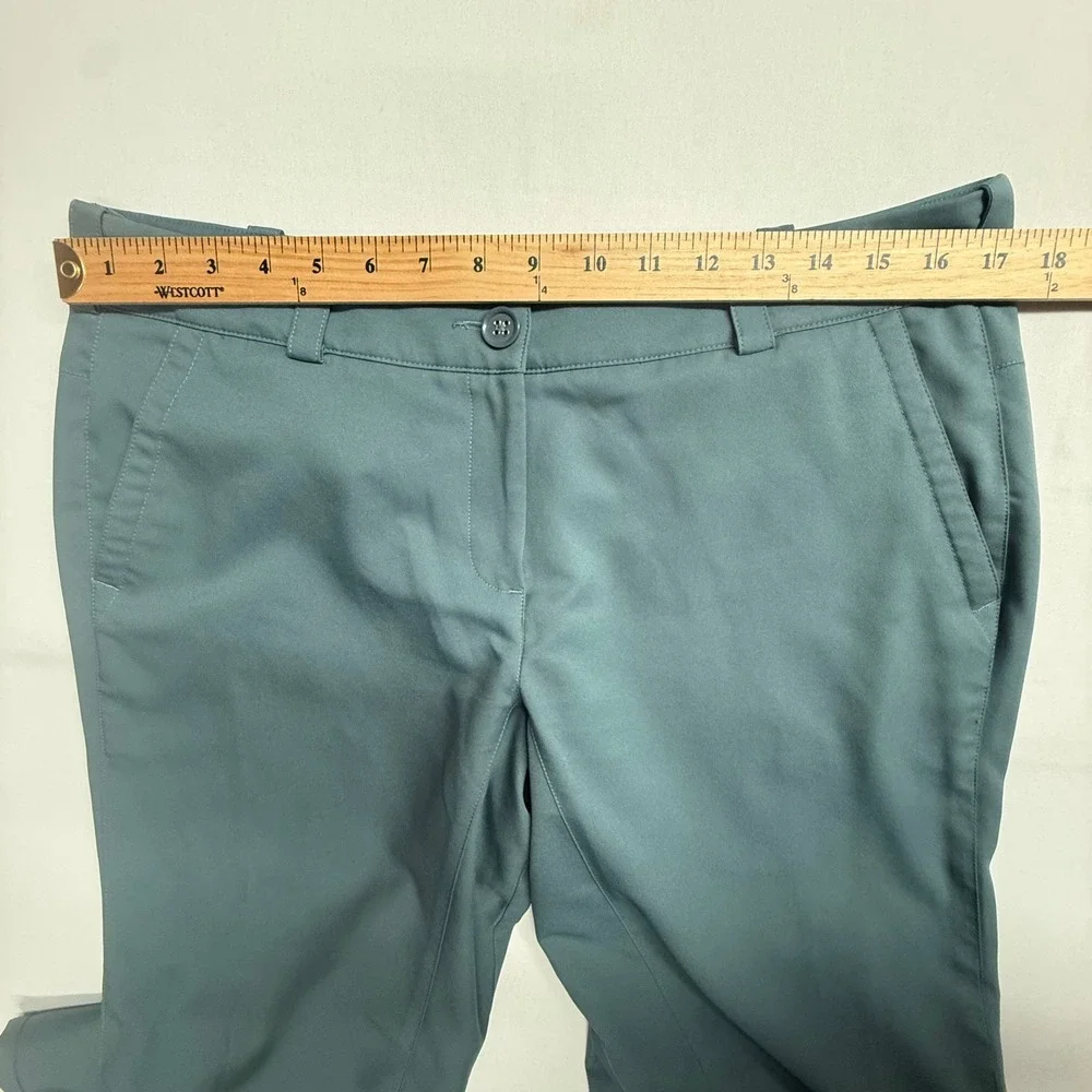 Nike Golf Tour Performance Dri-FIT Pants Women's 10 Blue Gray Stretch Golf